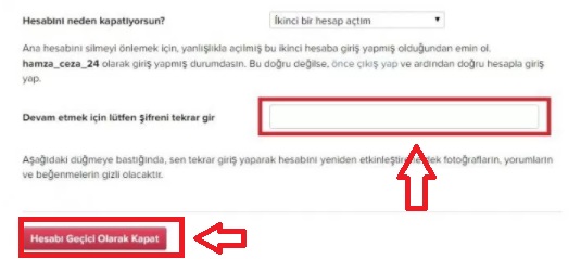 instagram Hesabını Geçici Olarak Kapatma Resimli, instagram hesabını donduramıyorum, instagram hesabını silme, instagram hesabı nasıl dondurulur, instagram hesabı kapatma, instagramı hesabını geçici kapatma