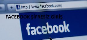 Facebook Hesabına Profil Resmi ile Giriş Yapma