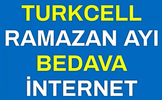 Turkcell ramazan ile sahurda bedava internet 2018