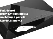 Kablonet televizyonumda mektup işareti kaybolmuyor