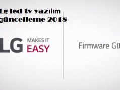 Lg led tv yazılım güncelleme 2018