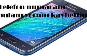 Telefon numaramı bulamıyorum kaybettim Telefon numaramı bulamıyorum kaybettim