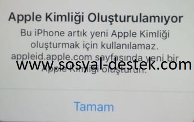 Apple kimliği oluşturulamıyor açmıyor, apple kimlik hatası, apple kimlik oluşturma, apple kimliği oluşturulamıyor, apple kimliği neden oluşmuyor, apple kimlik uyarısı alıyorum