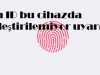 Touch ID bu cihazda etkinleştirilemiyor uyarısı