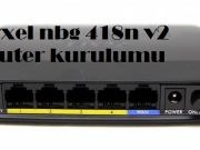 Zyxel nbg 418n v2 router kurulumu