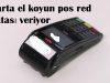 Karta el koyun pos red hatası veriyor Karta el koyun pos red hatası veriyor