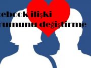 Facebook ilişki durumunu değiştirme