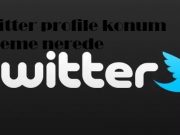 Twitter profile konum ekleme nerede