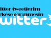 Twitter tweetlerim herkese görünmesin