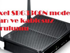 Zyxel SBG3300N modem ayarı ve kablosuz kurulumu