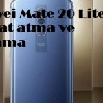 Huawei Mate 20 Lite format atma ve sıfırlama