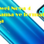 Huawei Nova 4 sıfırlama ve format atma