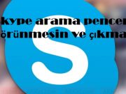 Skype arama penceresi görünmesin ve çıkmasın Skype arama penceresi görünmesin ve çıkmasın