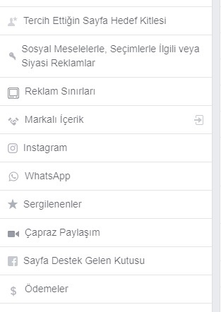 Facebook sayfamda instagram bağlantısını kesme
